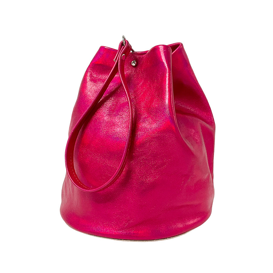 IRIDESCENT BUCKET BAG