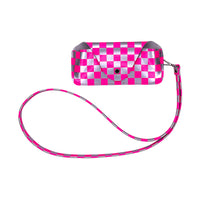 PINK AND SILVER CHECK
