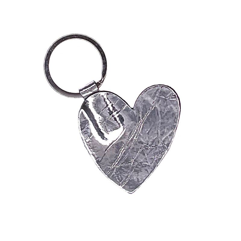FOIL SILVER KEYRING
