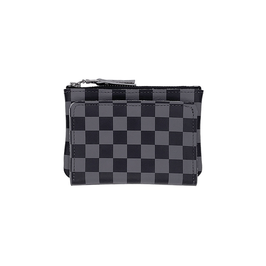 GREY AND BLACK CHECK