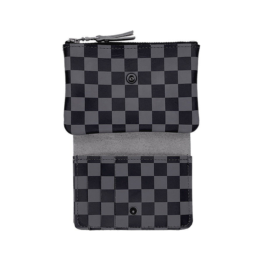 GREY AND BLACK CHECK