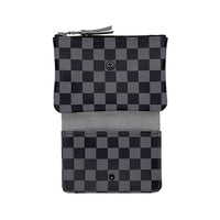 GREY AND BLACK CHECK