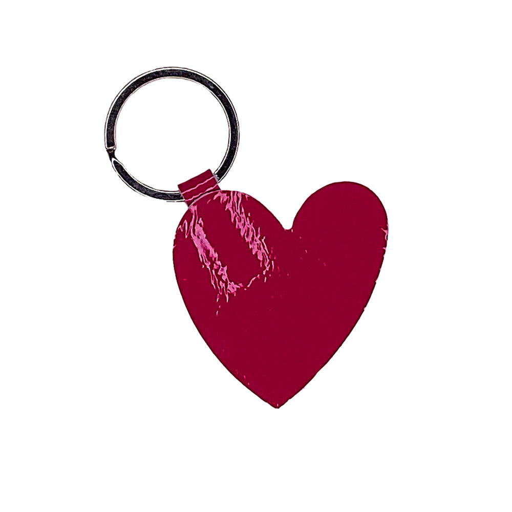 CANDY PATENT RUBY KEYRING