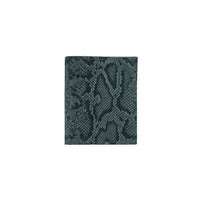 FAUX SNAKESKIN TEAL