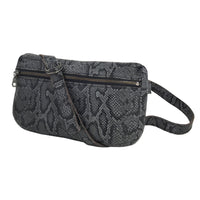 FAUX SNAKESKIN GREY