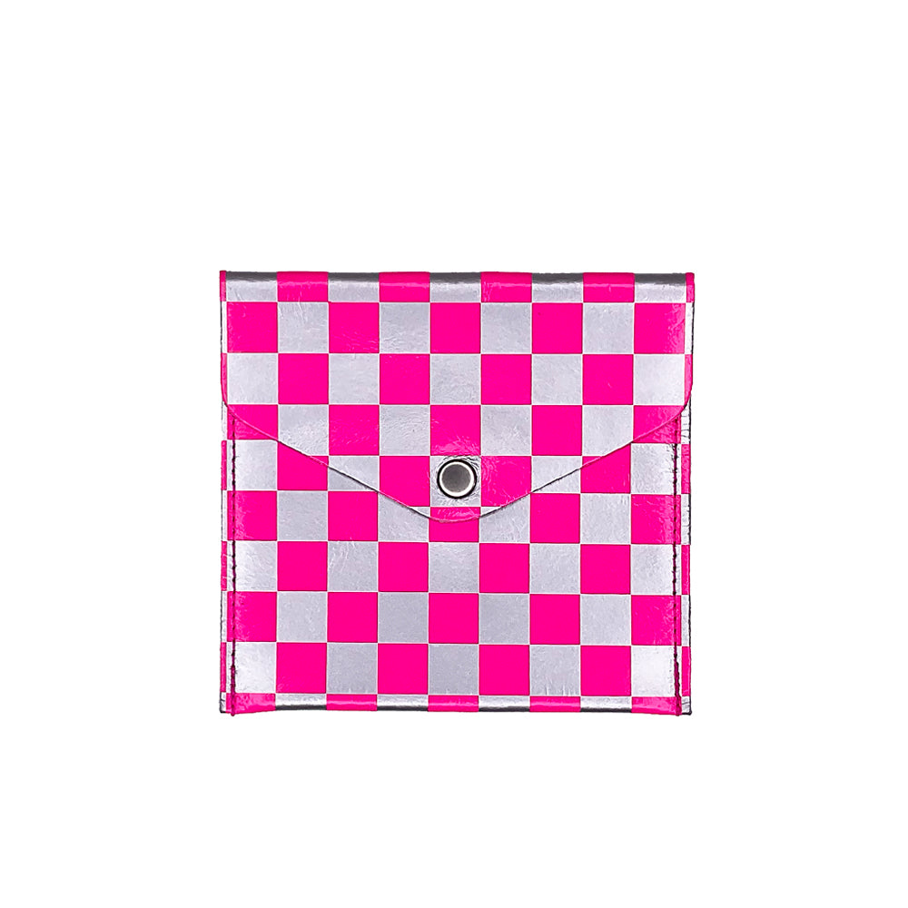 PINK AND SILVER CHECK