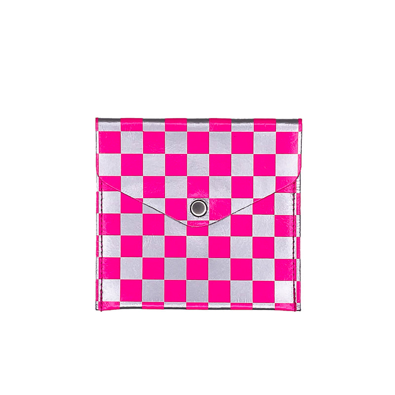 PINK AND SILVER CHECK
