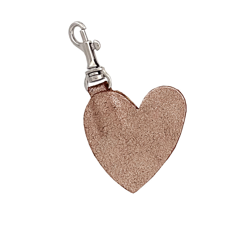 SPARKLE HEART KEYRING AND CLIP