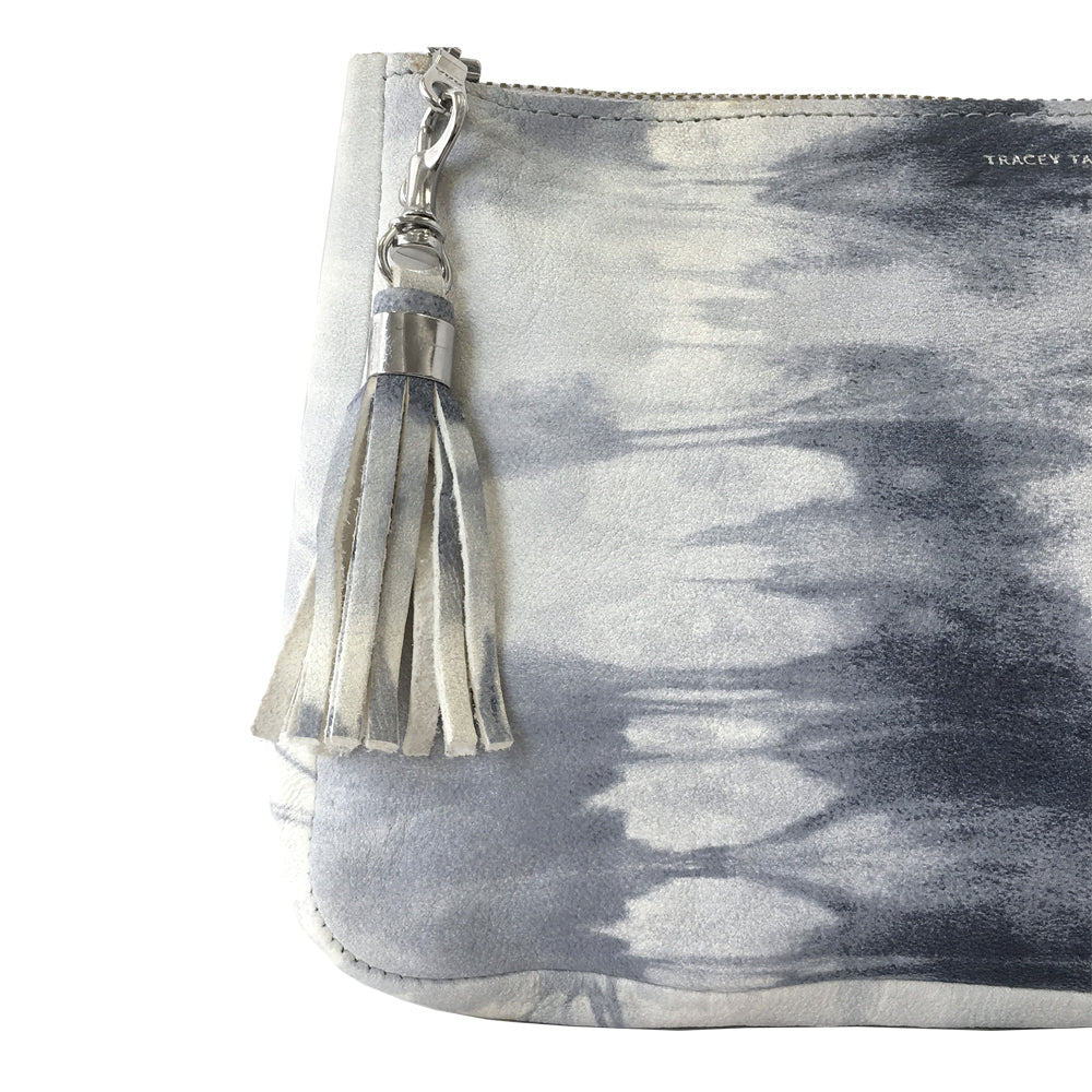 TIE DYE GREY SHOWN ON FATTY POUCH