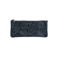 FAUX SNAKESKIN TEAL