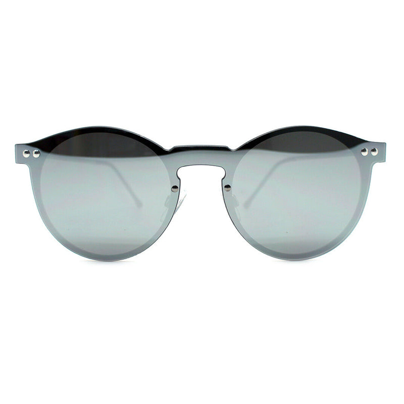 SILVER FRAMES/MIRROR LENS