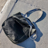 METALLIC DISTRESS TALLULA REVERSIBLE TOTE