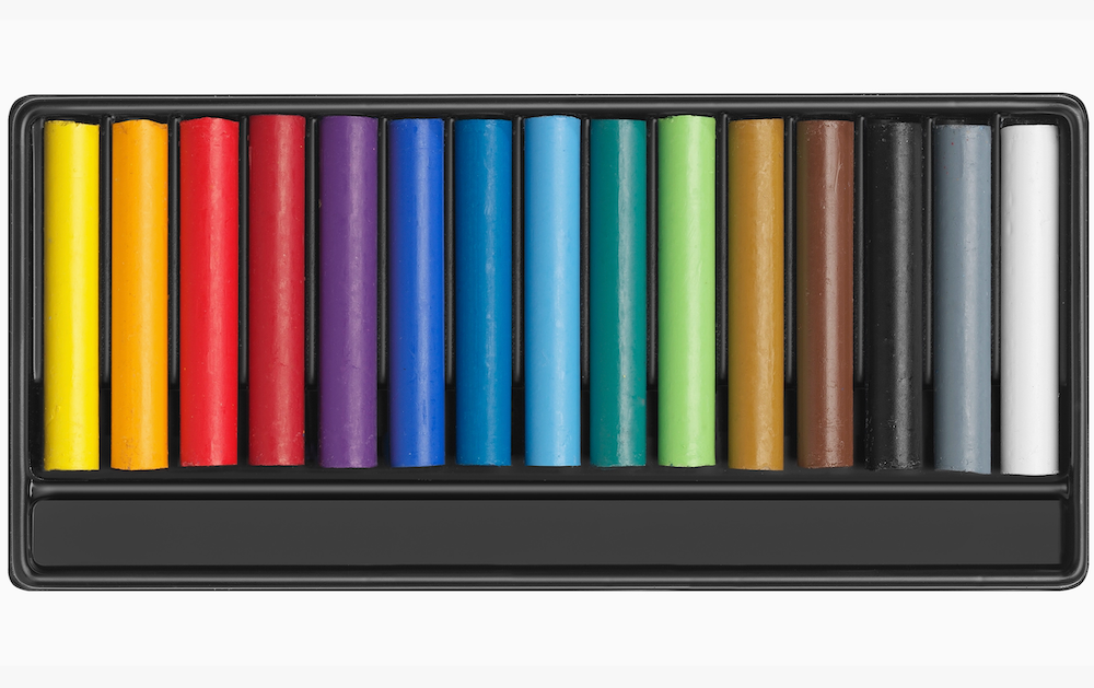 SET OF 15 WAX PASTELS