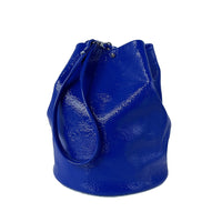 CANDY PATENT BUCKET BAG