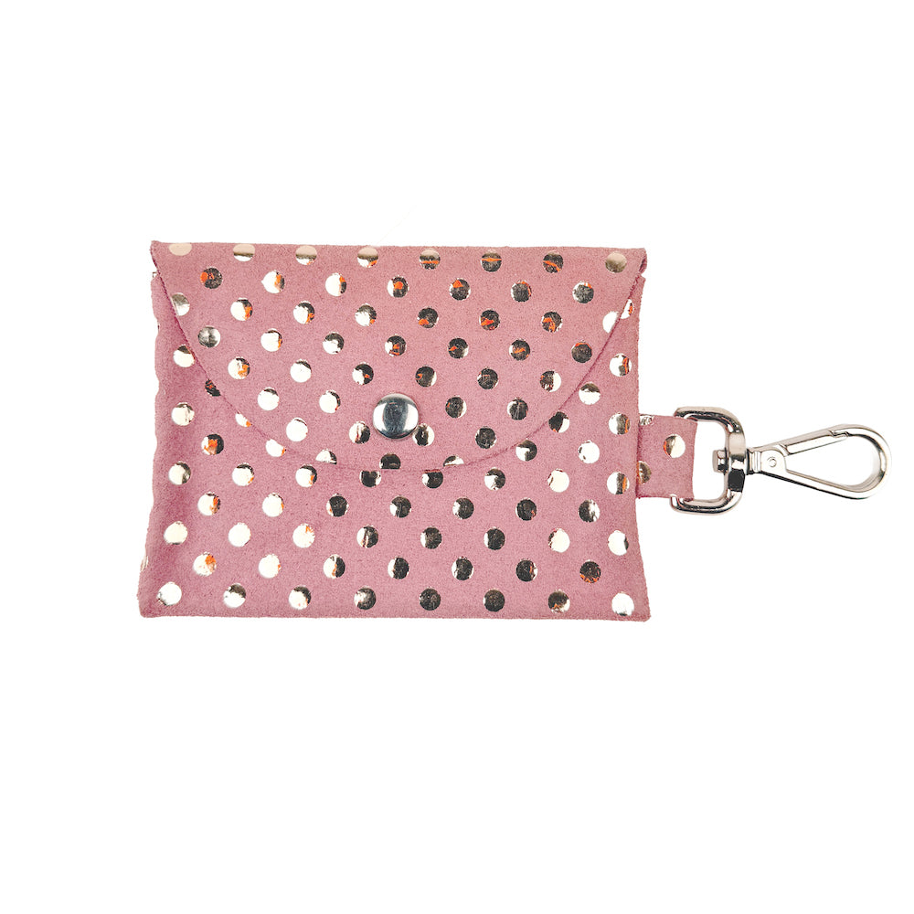 FOIL POLKA DOT ROSE PLATINUM