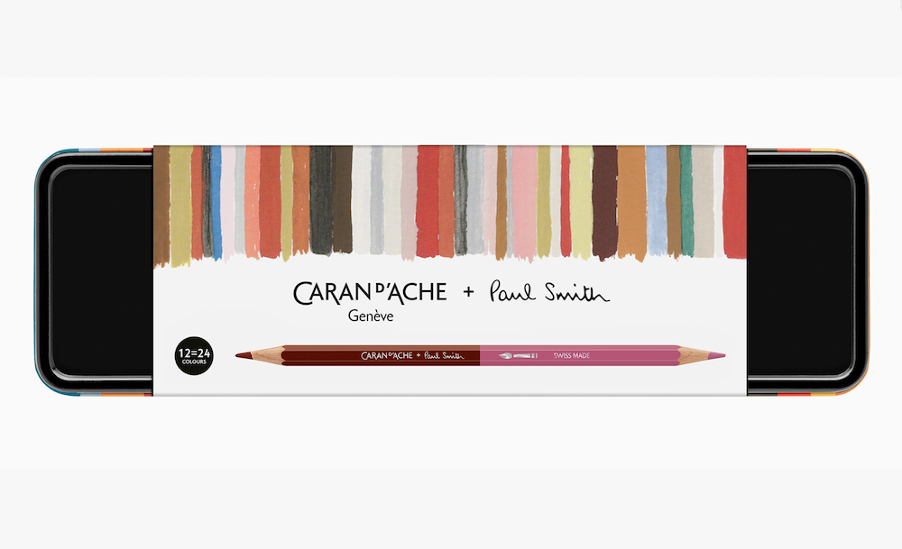 CARAN D'ACHE PAUL SMITH BI-COLOR PENCIL SET