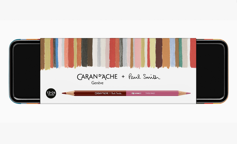CARAN D'ACHE PAUL SMITH BI-COLOR PENCIL SET