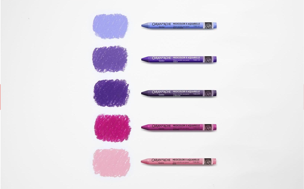CARAN D'ACHE 15 NEOCOOLOR II AQUARELLE SET