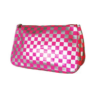 PINK AND SILVER CHECK