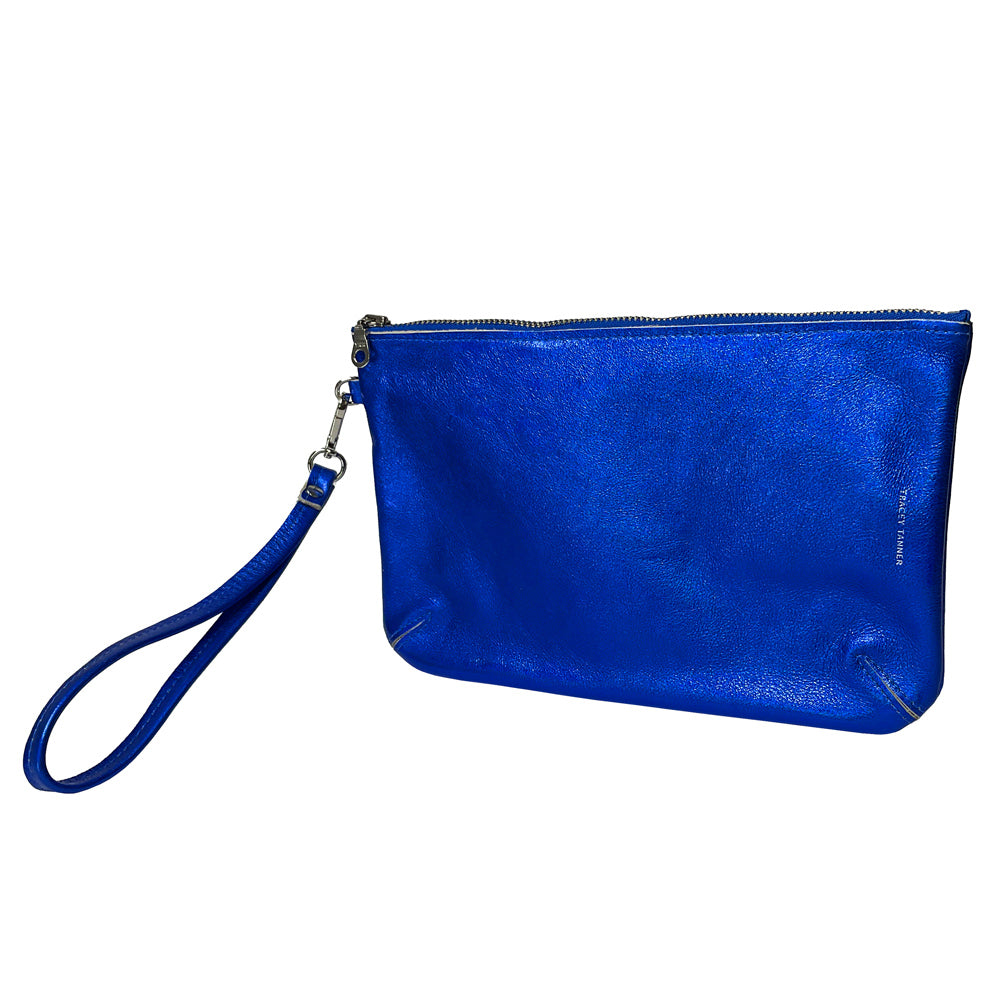 Tri Fold Wristlet Wallet, Solid Color Options -Holds large phone too