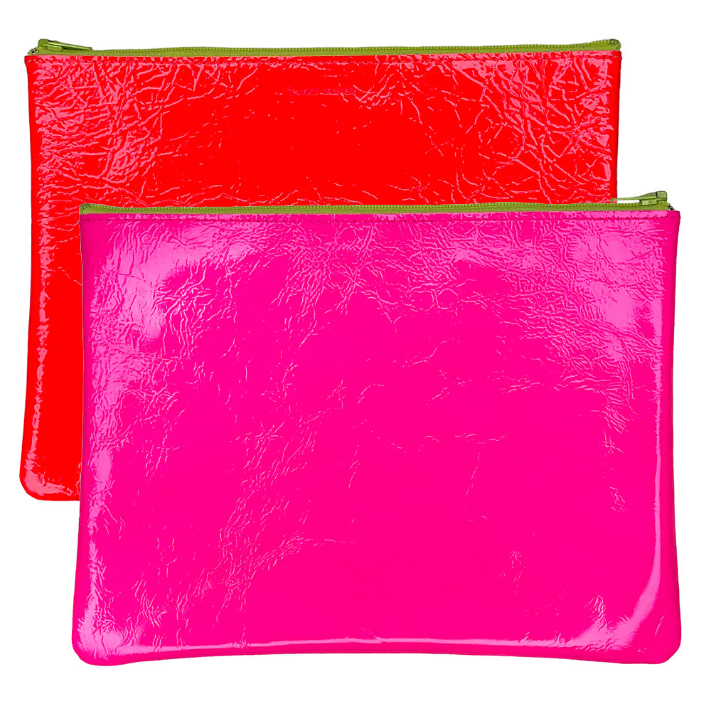 FLOURO PINK WITH FLUORO RED