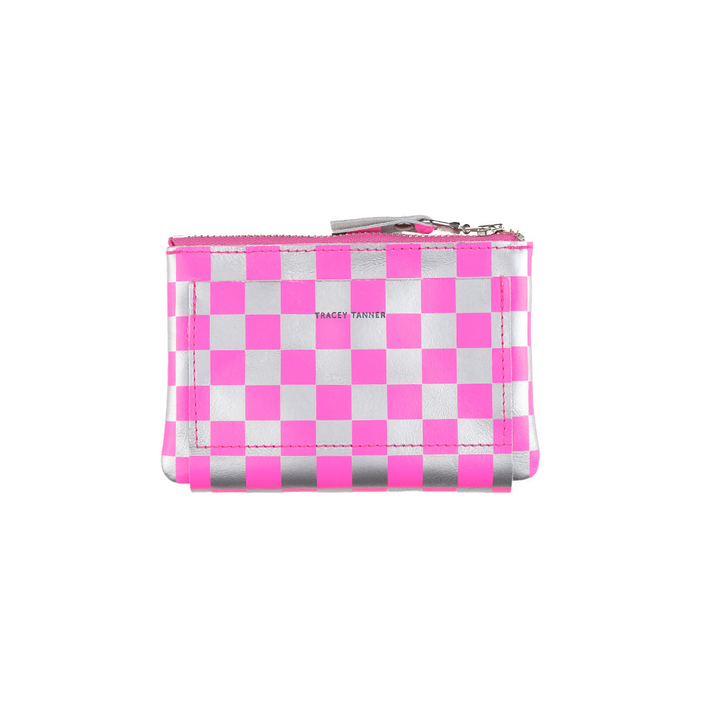 PINK AND SILVER CHECK