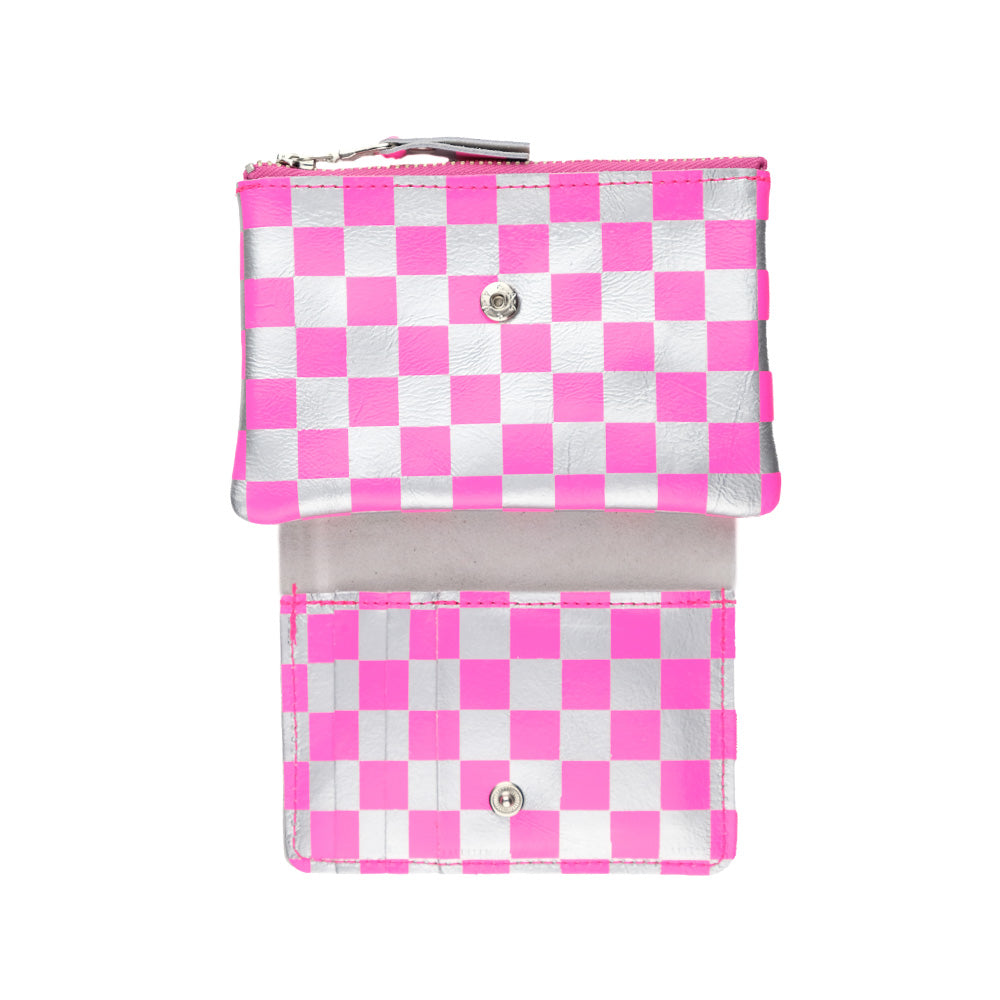PINK AND SILVER CHECK