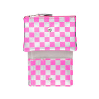 PINK AND SILVER CHECK