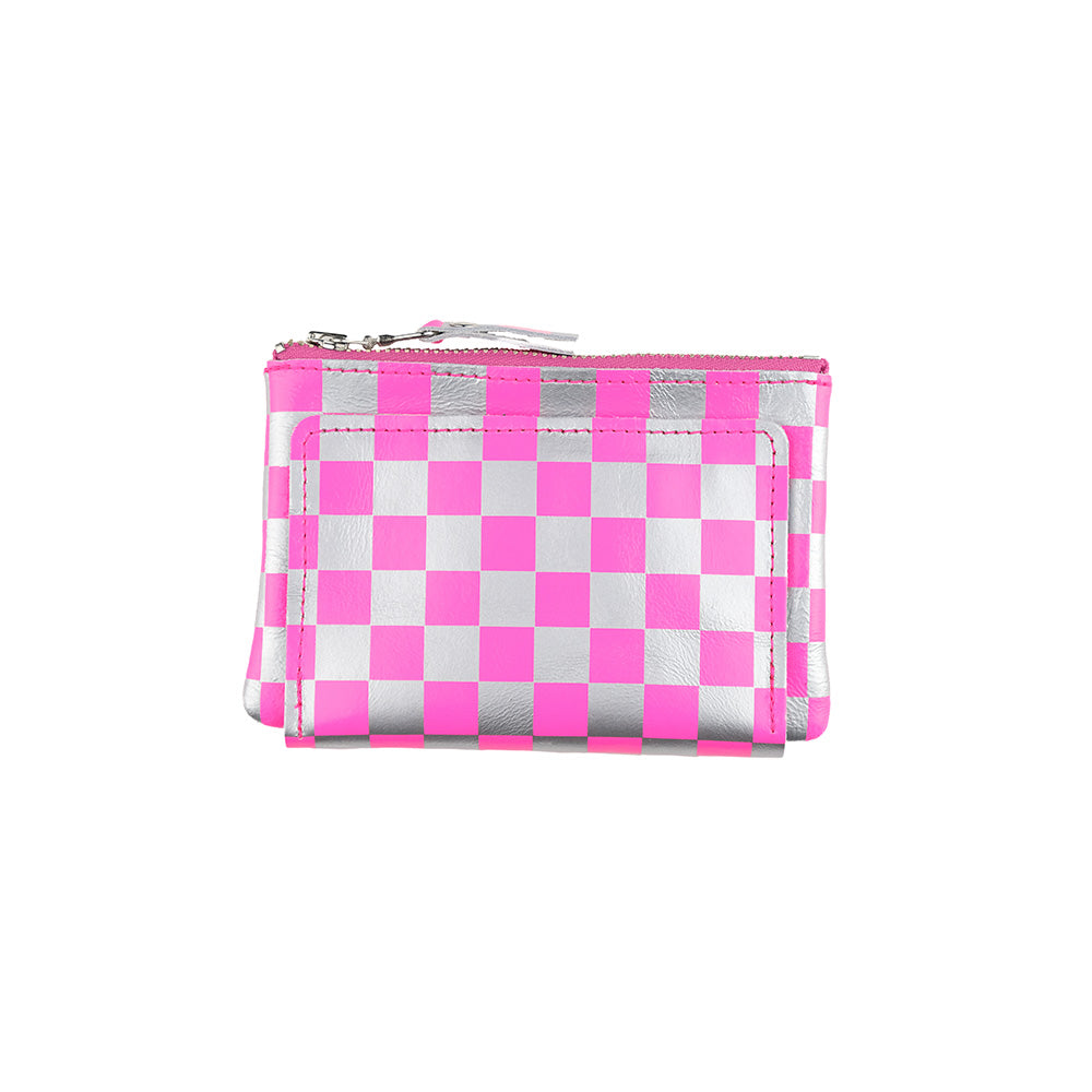 PINK AND SILVER CHECK