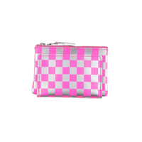 PINK AND SILVER CHECK