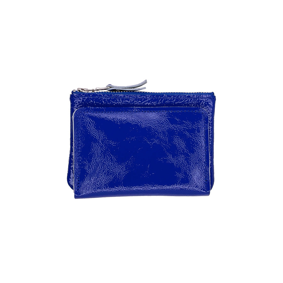 ◇NICK&NICOLE◇ VINTAGE LEATHER SOFT CARD WALLET_SKY BLUE Designer fashion, Seoul-fully created | W Concept