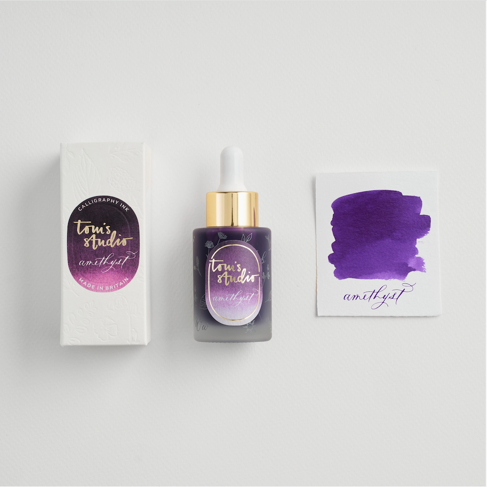 TOM'S STUDIO AMETHYST CALLIGRAPHY INK