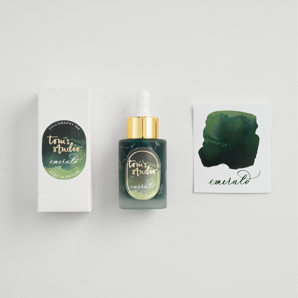 TOM'S STUDIO EMERALD CALLIGRAPHY INK