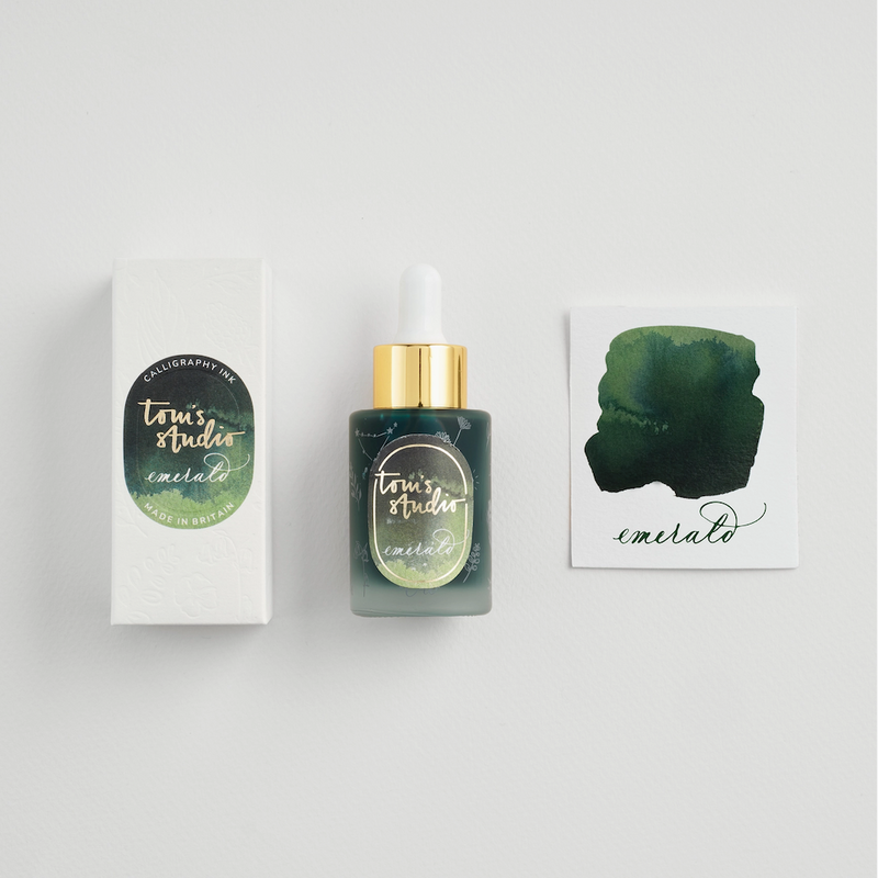 TOM'S STUDIO EMERALD CALLIGRAPHY INK