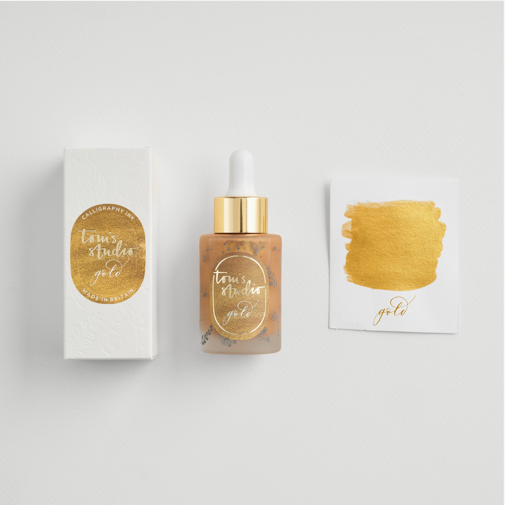 TOM'S STUDIO GOLD CALLIGRAPHY INK