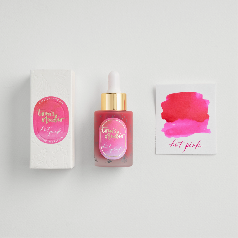 TOM'S STUDIO HOT PINKK CALLIGRAPHY INK