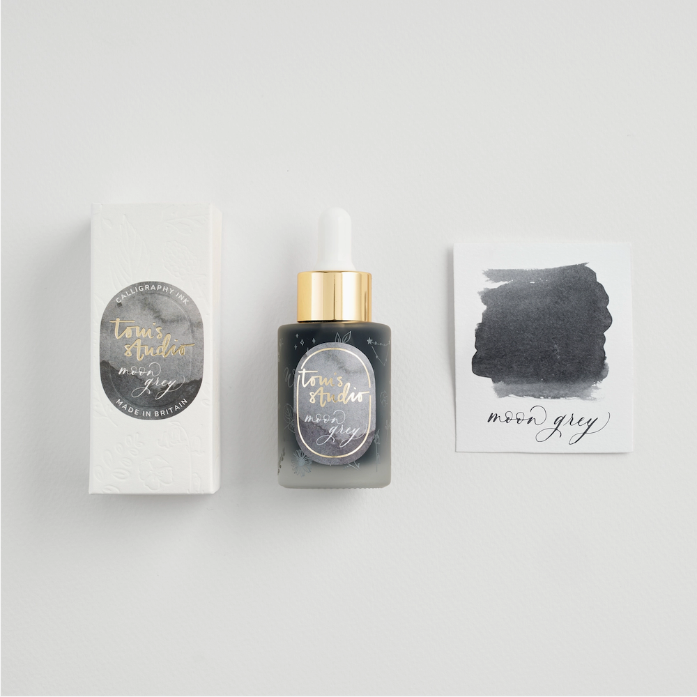 TOM'S STUDIO MOON GREY CALLIGRAPHY INK