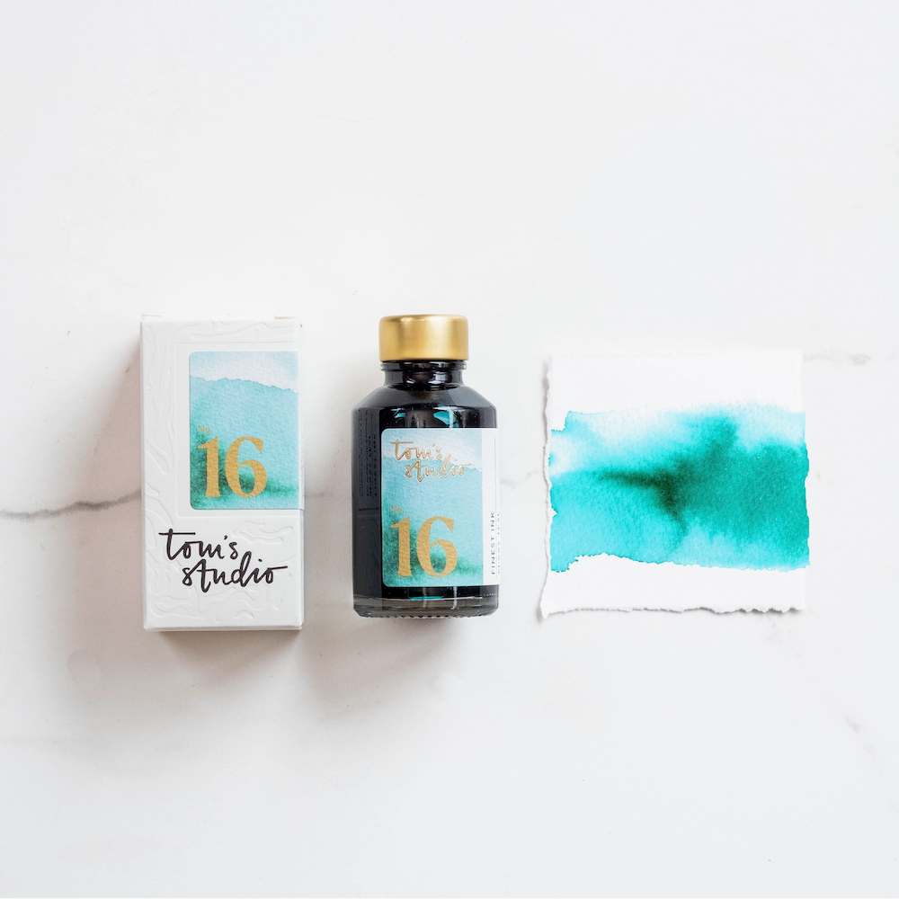TOM'S STUDIO SUNNY TEAL FOUNTAIN PEN INK