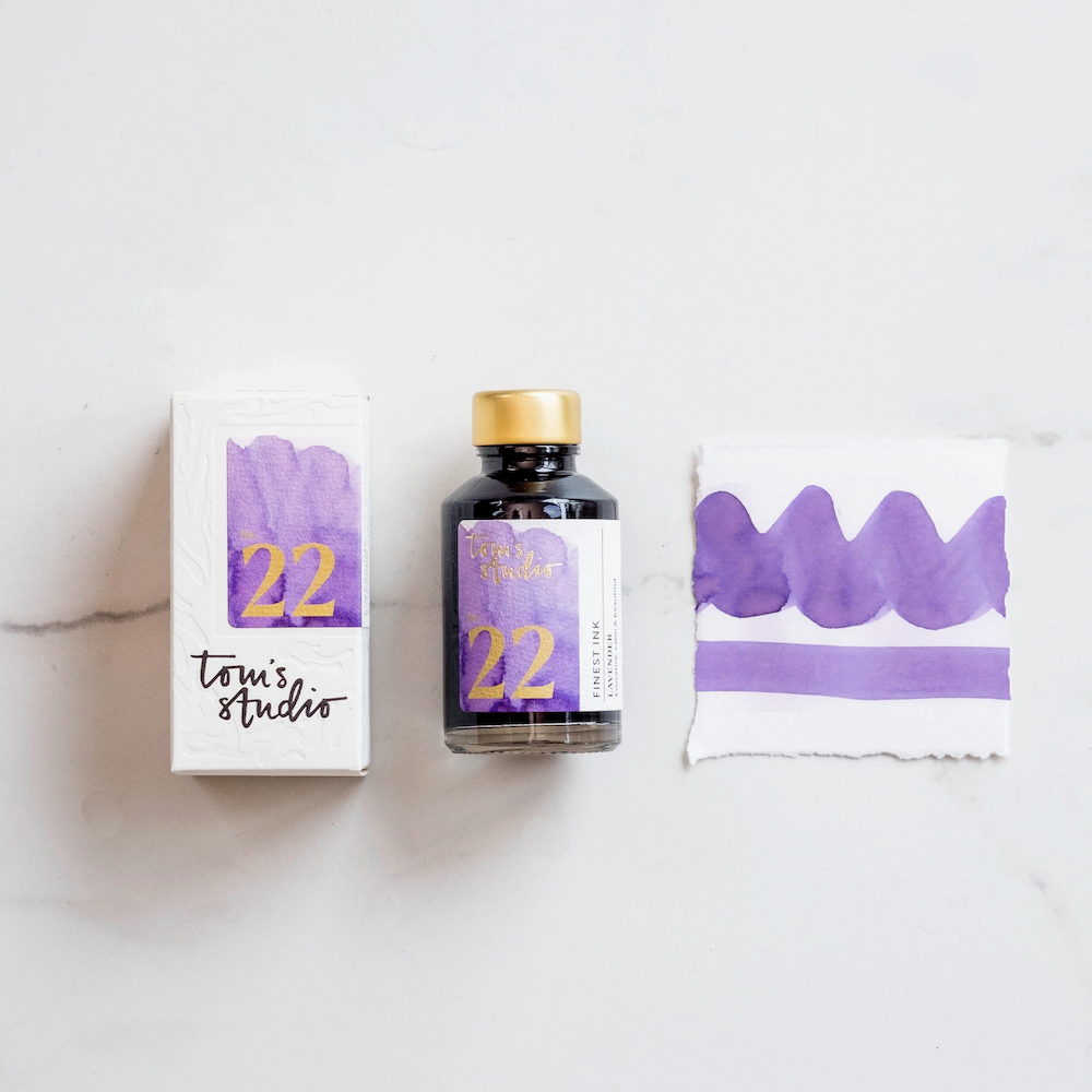 TOM'S STUDIO LAVENDER FOUNTAIN PEN INK