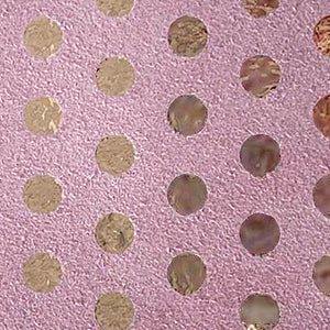 FOIL POLKA DOT ROSE PLATINUM