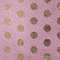 FOIL POLKA DOT ROSE PLATINUM