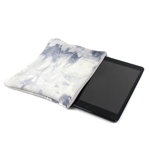 TIE DYE GREY SHOWN WITH IPAD MINI