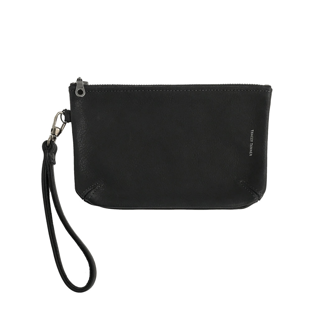 Black online wristlet pouch