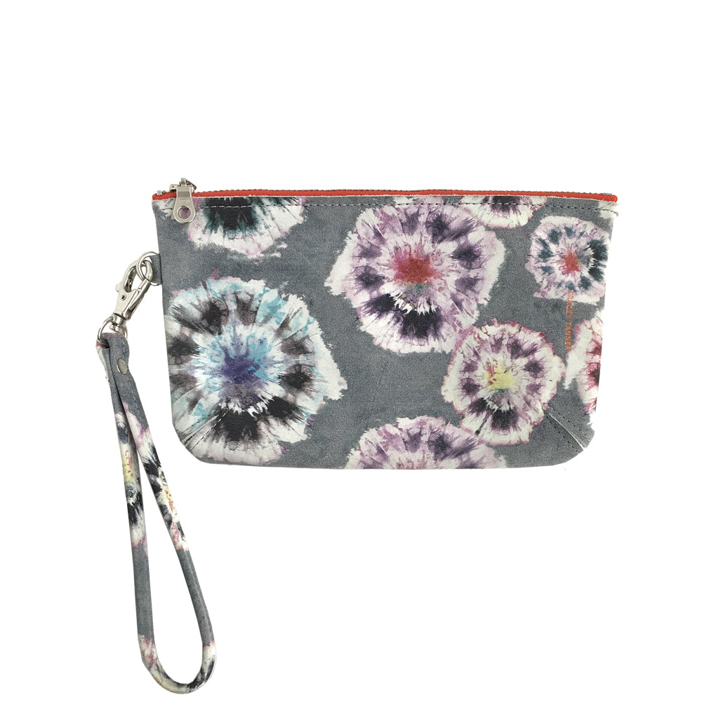 TIE DYE WRISTLET POUCH SMALL traceytanner