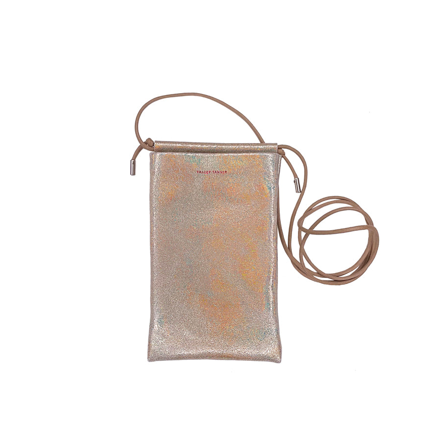 IRIDESCENT TIA CROSSBODY PHONE POUCH – traceytanner