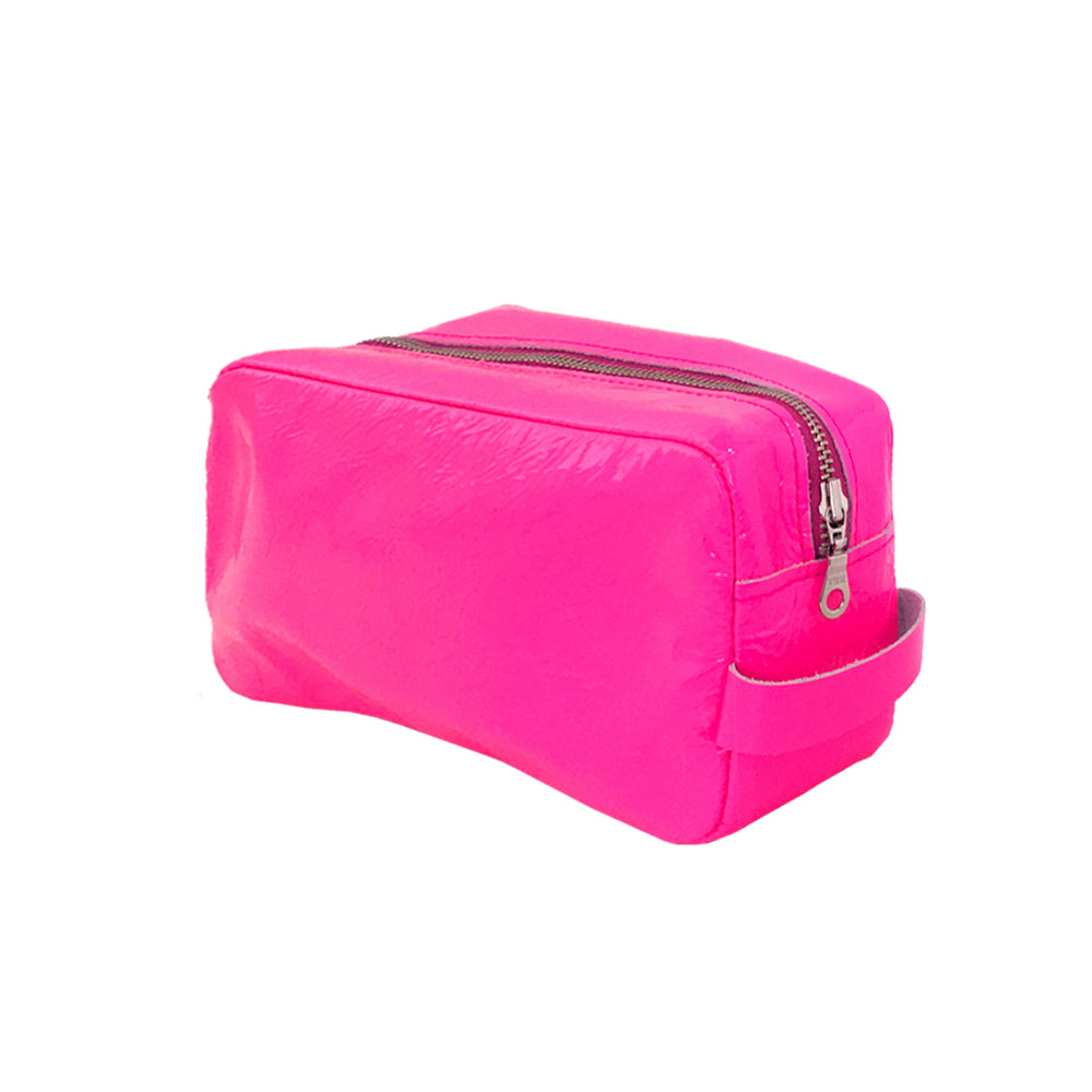 buy mens travel toiletry bag color neon yellow FLUORO TRAVEL BAG – traceytanner