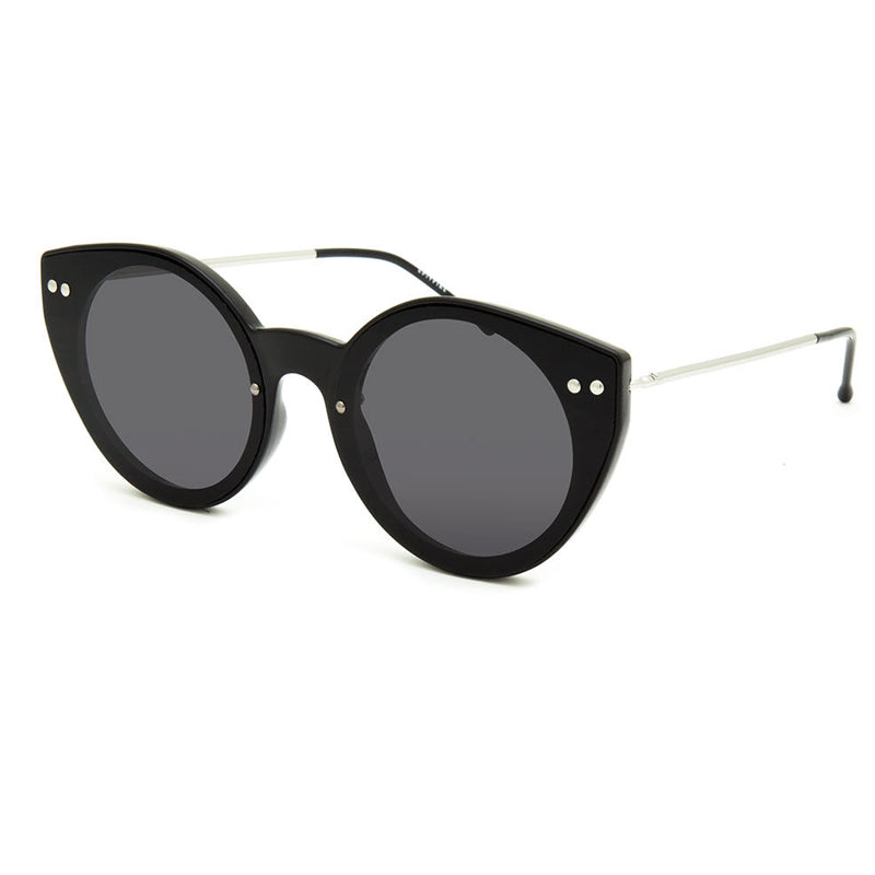 SPITFIRE ALPHA ONE BLACK FRAMES/SILVER LENSES SUNGLASSES