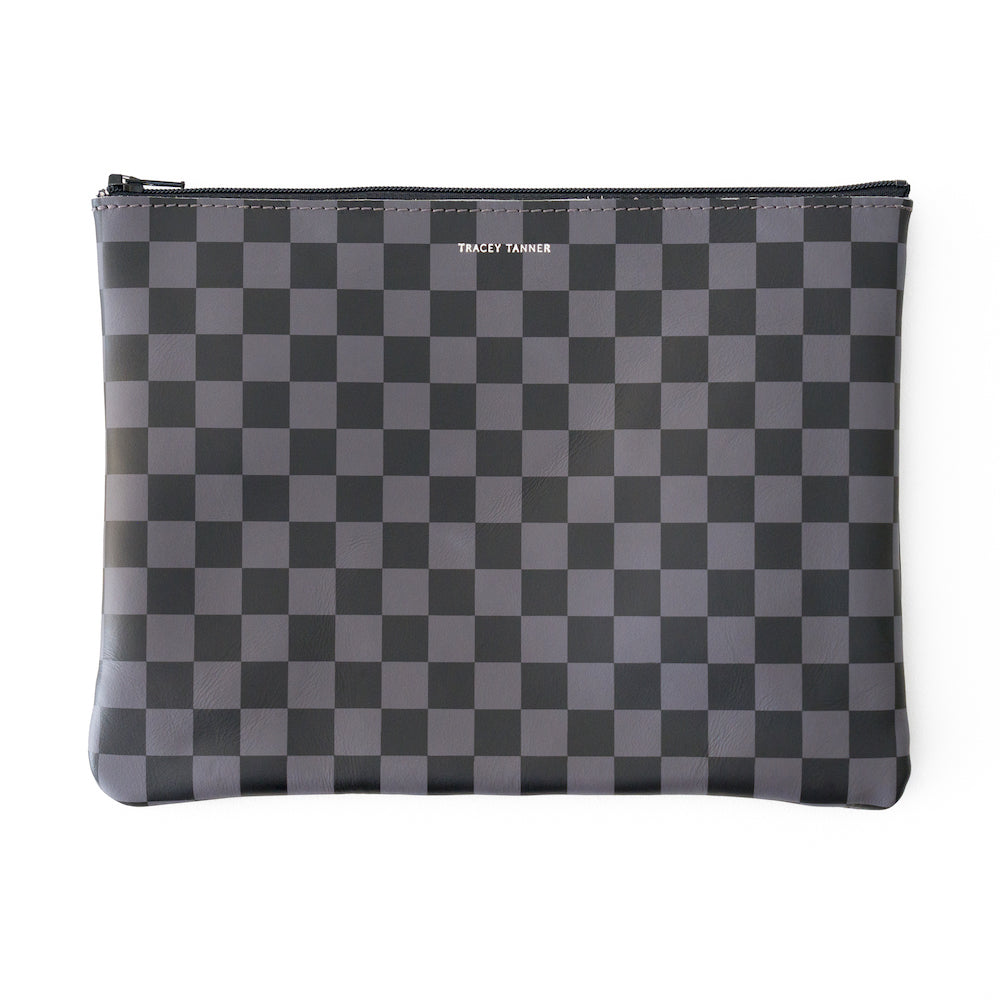 CHECKERBOARD ZIP LARGE